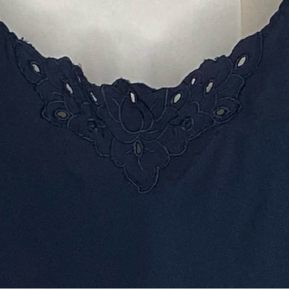 Vintage Black Vanity Fair Dress Slip Sz 36 M/L - Picture 4 of 5